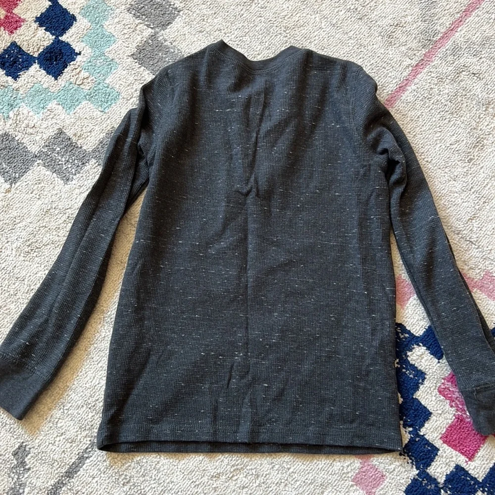 Jumping Beans Boys Charcoal Gray Long Sleeve Thermal Top Size 10